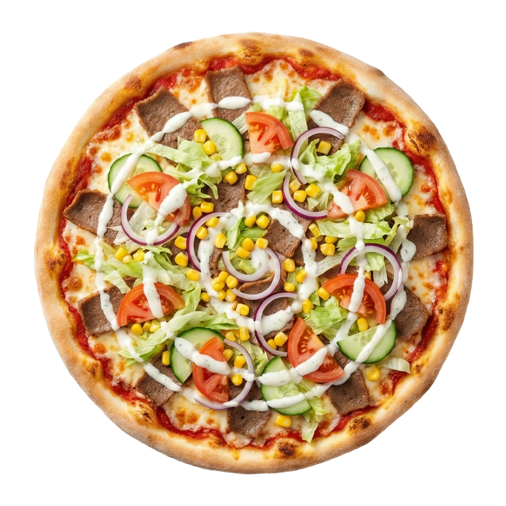 17. KEBAB PIZZA ELLER DÖNER KEBAB